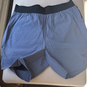 Men's Blue Athletic Shorts